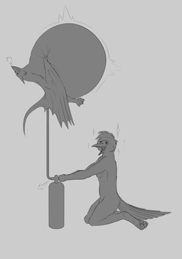 air_from_mouth air_inflation air_tank ambiguous_gender anthro balloon_belly belly belly_inflation big_belly bloated blush duo feathers feral floating hair hose hose_in_butt hose_inflation huge_belly hyper hyper_belly inflation male monotone_background paws simple_background spherical_inflation tail tail_feathers wings lunhiss european_mythology mythology avian dragon mythological_creature mythological_scalie scalie western_dragon wyvern 2023 black_and_white dated digital_drawing_(artwork) digital_media_(artwork) hi_res monochrome signature sketch