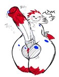 animal_genitalia anthro ball_tuft balls big_balls big_penis blush bodily_fluids chest_tuft emoticon equine_genitalia erection genital_fluids genitals huge_penis hyper hyper_genitalia hyper_penis male penis precum solo thick_thighs throbbing throbbing_penis tuft wide_hipped_male wide_hips ogilenuj don't_touch_my_pizza_(meme) nyanwolf kevin_(nyanwolf) 2025 digital_drawing_(artwork) digital_media_(artwork) sketch