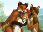 2014 anthro bell black_nose brown_hair canine collar dog eyebrows feline fox fur german_shepherd green_eyes hair joshua looking_at_viewer male mammal open_mouth outside pink_nose red_hair sky tiger tongue zen
Rating: Safe
Score: 15
User: Finchmaster
Date: March 29, 2014