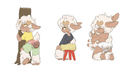 animal_plushie anthro base_one_layout basic_sequence bottomwear clothed clothing diaper diaper_only feces fully_clothed holding_object holding_plushie horn linear_sequence multiple_outfits one_row_layout plushie pooping scatplay sheep_plushie shorts soiled_diaper soiling soiling_bottomwear soiling_diaper soiling_panties soiling_shorts soiling_underwear solo three_frame_image three_frame_sequence topless unclean_diaper underwear used_diaper using_diaper wearing_diaper young young_anthro mvsnake june_(lavenderlamb) bovid caprine domestic_sheep inanimate_object mammal sheep multiple_images