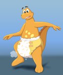 anthro clean_diaper clothed clothing confusion diaper male mascot pattern_diaper solo wearing_diaper extremius_amphibious kraft cheesasaurus_rex dinosaur prehistoric_species reptile scalie theropod tyrannosaurid tyrannosauroid tyrannosaurus tyrannosaurus_rex 5:6 absurd_res hi_res