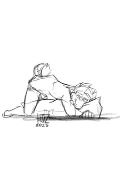 anthro blinking brows empty_bottle foreskin genitals grinding humanoid_genitalia humanoid_penis humping looking_down male masturbation penis pillow pillow_humping potion potion_bottle quiff_(hairstyle) solo valken_holmes zandriel_(storytale) bovid caprine goat mammal 3:4 animated unfinished watermark