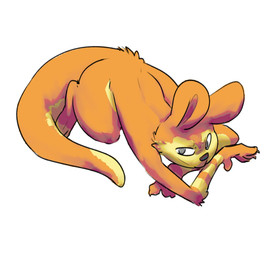 anthro fur hair looking_at_viewer male nude simple_background smile solo suggestive_pose white_background mindkog jak_and_daxter naughty_dog sony_corporation sony_interactive_entertainment daxter hybrid mammal mustelid musteline otter ottsel true_musteline weasel digital_media_(artwork) hi_res
