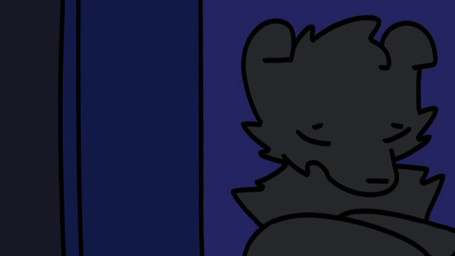 anthro anxiety black_body black_fur blue_eyes city clock depression fake_smile fur lip_sync list looking_at_viewer male medicine music sad simple_background solo song text thoughts watch mike_animation canid canine canis domestic_dog mammal 16:9 animated dark_theme hi_res long_playtime sound video widescreen