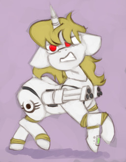 alternate_universe cutie_mark gun horn machine male pip-boy ranged_weapon solo vault-tec_logo weapon marsminer fallout fallout_equestria hasbro microsoft my_little_pony mythology fan_character sanctus android equid equine horse mammal mythological_creature mythological_equine pony robot unicorn hi_res