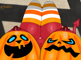 areola barbell_piercing belly big_breasts blue_eyes bodypaint bottomless bottomless_female bottomless_humanoid bouncing_breasts breast_focus breasts clothed clothing costume curvy_figure detailed_background female first_person_view footwear glistening glistening_body glistening_breasts glistening_nipple_piercing glistening_nipples glistening_skin glistening_tail glistening_thighs gold_piercing grey_hair grey_pubes hair half_naked halloween_2025 halloween_costume heart_pubes heart_symbol highlights_(coloring) holidays hourglass_figure huge_breasts jack-o'-lantern jewelry legwear long_tail looking_down multicolored_clothing navel nipple_barbell nipple_piercing nipple_slip nipples not_furry nude nude_female nude_humanoid paint painted_breasts piercing presenting presenting_breasts pubes public public_exposure public_nudity red_areola red_body red_breasts red_nipples red_skin seductive socks solo spade_tail squish stockings stylized_pubes tail teasing teasing_viewer text thick_thighs thigh_highs topless topless_female topless_humanoid undressed voluptuous voluptuous_female voluptuous_humanoid white_hair white_pubes wide_hipped_female wide_hipped_humanoid wide_hips tibunsfw halloween mythology raxaya demon humanoid mythological_creature succubus tailed_humanoid 2025 absurd_res artist_name detailed hi_res monochrome signature