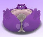 2_toes antennae_(anatomy) anthro blue_sclera bulge clothed clothing eyebrows feet legs_up looking_at_viewer lying male moobs musk musk_clouds obese obese_anthro obese_male on_back overweight overweight_anthro overweight_male purple_body solo thick_eyebrows tight_underwear toes underwear underwear_only bastardpalace goliath_(bastardpalace) arthropod beetle insect 2023