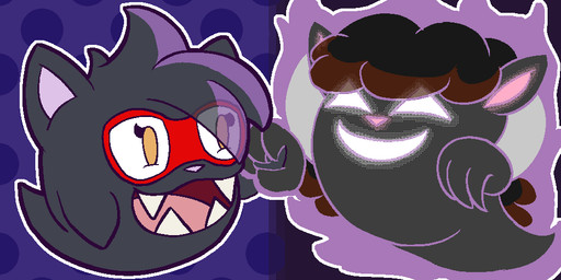 eyewear floating floating_hands glasses glowing glowing_eyes glowing_mouth holidays smile smiling_at_another smiling_at_each_other smiling_at_partner teeth_showing wearing_glasses pixiecatsupreme halloween mario_bros nintendo cloe_(pixiecatsupreme) onyx_(noellesuplex) boo_(mario) bovid caprine domestic_cat felid feline felis ghost mammal sheep spirit 2:1