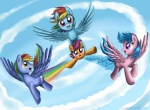 absurd_res blue_body blue_hair blush carrying cloud crying cub cutie_mark equine female feral firefly_(mlp) flying friendship_is_magic grin hair happy hi_res horse male multi-colored_hair my_little_pony orange_body pegasus pink_body pony pridark purple_eyes purple_hair rainbow rainbow_dash_(mlp) rainbow_hair scootaloo_(mlp) sky smile tears tears_of_joy wings yellow_eyes young
Rating: Safe
Score: 7
User: darknessRising
Date: August 28, 2013