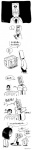 armor butt_face clothed clothing coat exclamation_point eyewear female glasses group headgear helmet humor lab_coat male shocked silly text topwear hydrowing cave_story balrog_(cave_story) fuyuhiko_date misery_(cave_story) butt_creature critter_(cave_story) human mammal chinese_text comic hi_res long_image monochrome tall_image translated