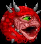 1_eye alternate_species ambiguous_gender cursed_image green_eyes green_sclera horn lips not_furry open_mouth red_body simple_background solo transparent_background dakooters classic_doom doom_(series) id_software microsoft pogchamp twitch.tv cacodemon demon 2020 alpha_channel digital_media_(artwork) icon meme pixel_(artwork) redraw