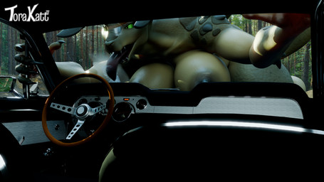 2_horns against_surface against_vehicle all_fours anthro arm_support big_breasts black_horn breasts car chrome claws dashboard day detailed_background female forest forest_background forward_arm_support green_body green_eyes green_scales holding_vehicle horn licking licking_object mirror nature nature_background nipples nude outdoor_nudity outside pink_tongue plant pose scales side_view_mirror solo steering_wheel thick_thighs tongue tongue_out tree vehicle vehicle_interior windshield torakatt77 vulgarvictor_(modeler) fallout microsoft mommyclaw_(vulgarvictor) deathclaw monster scalie 16:9 3d_(artwork) digital_media_(artwork) hi_res pinup widescreen