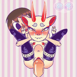 abdominal_bulge ahegao anthro anthro_penetrated antlers big_penis breasts clothing female fingers fishnet_clothing fishnet_legwear footwear full_nelson genitals gesture hand_gesture high_heels holding_head hooved_fingers hooved_toes hooves horn huge_penis human_on_anthro human_penetrating human_penetrating_anthro interspecies leather legwear looking_pleasured male male/female penetration penis sex shoes small_breasts small_vulva smile smiling_at_another smiling_at_partner thick_thighs v_sign kuwato4eba animal_crossing nintendo shino_(animal_crossing) villager_(animal_crossing) deer human mammal animated loop no_sound short_playtime video