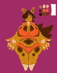 anthro belly belly_rolls big_belly big_breasts big_hands bottomwear breasts clothed clothing crop_top curvy_figure female filled_belly floppy_ears footwear fur navel orange_body orange_bottomwear orange_clothing orange_crop_top orange_fur orange_shirt orange_shorts orange_topwear overweight overweight_anthro overweight_female shirt shorts socks solo thick_thighs topwear a&w lagomorph leporid mammal rabbit absurd_res character_name hi_res