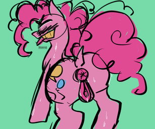 animal_genitalia animal_vulva bodily_fluids equine_genitalia equine_vulva eyes_closed female feral genitals hair pink_body pink_hair simple_background solo sweat teeth tongue tongue_out vulva yellow_teeth vaxhunt friendship_is_magic hasbro my_little_pony pinkie_pie_(mlp) earth_pony equid equine horse mammal pony 6:5 colored hi_res sketch