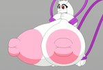 big_breasts breast_expansion breasts expansion female huge_breasts hyper hyper_breasts nipple_fetish nipple_penetration nipple_play nipples penetration red_eyes solo tentacles white_body milkis2000 undertale undertale_(series) toriel bovid caprine goat mammal animated short_playtime