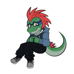 anthro blue_body blue_clothing blue_eyes blue_scales blue_topwear bottomwear clothing countershade_face countershading eyewear glasses green_body green_scales hair male male_anthro markings monotone_body multicolored_body orange_hair rectangular_glasses red_hair scale_markings scales simple_background solo tail topwear two_tone_body white_background justnotcobalt promises_to_keep ollie_(promises_to_keep) dinosaur dromaeosaurid lizard prehistoric_species reptile scalie theropod 1:1 2024 hi_res