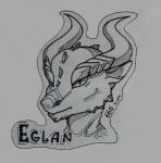 ambiguous_gender horn male neutral_expression pupils slit_pupils solo spikes spikes_(anatomy) sticker text sashatf mythology eglan dragon mythological_creature mythological_scalie scalie 2016 headshot_portrait icon low_res monochrome portrait signature sketch