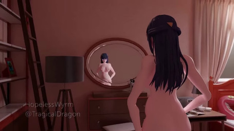 all_fours bed bed_sheet bedding bedroom belly bent_over big_belly birth blush bodily_fluids breasts butt curtains dark_hair egg eyes_closed female furniture genitals human_only inside internal internal_vaginal interspecies interspecies_pregnancy kneeling light lying lying_on_bed medium_breasts mirror mirror_reflection moan nightstand nipples not_furry nude on_bed on_front oviposition pillow plushie pokemon_egg pregnant pregnant_female presenting presenting_hindquarters purple_eyes rear_view reflection rumbling_stomach shadow solo sparkles sparkling_eyes spread_legs spread_vulva spreading standing uterus vaginal vulva wall_(structure) window x-ray_view tragical_dragon nintendo pokemon dawn_(pokemon) human mammal 16:9 3d_(artwork) 3d_animation animated digital_media_(artwork) lighting long_playtime shaded sound webm widescreen