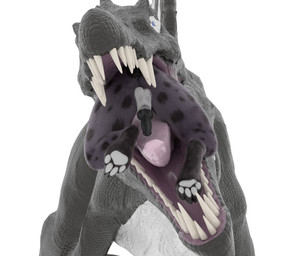 animal_genitalia animal_penis anthro black_body duo feet feral foot_focus genitals knot male male/male oral_vore paws penis simple_background swallowing teeth tongue vore white_background sorrelbirdy(artist) fox_the_hyena_(character) sorrel_(sorrelbirdy) dinosaur hyena mammal prehistoric_species reptile saurischian scalie spinosaurid spinosaurus spotted_hyena theropod 3d_(artwork) blender_(artwork) digital_media_(artwork)