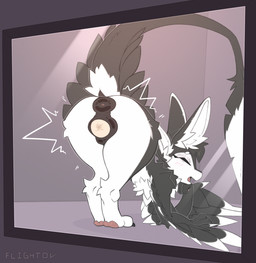 3_fingers 4_ears against_surface ahegao animal_genitalia animal_vulva anthro anus ass_up black_anus black_body black_claws black_feathers black_finger_claws black_fur black_genitals black_sclera black_toe_claws black_vulva blush butt canine_genitalia canine_vulva chest_tuft claws egg enjoying eyes_closed feathered_wings feathers feet female fingers fur gaping genitals glass hair looking_pleasured multi_ear multicolored_body narrowed_eyes nude on_glass open_mouth oviposition pawpads pink_pawpads plump_labia presenting presenting_anus presenting_vulva puffy_anus purple_eyes raised_tail seductive solo squint tail text toe_claws toes tuft tufted_fur vaginal_oviposition vulva white_body white_fur winged_arms wings flightov family_guy fyr_(fenrir784) pheasant_on_the_glass avali avian bird 2026 artist_name colored digital_drawing_(artwork) digital_media_(artwork) english_text hi_res meme shaded signature simple_shading maleherm_(lore)