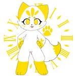 :3 anthro female fluffy genitals pussy solo young fox_the_time canid canine fox mammal yellow_theme