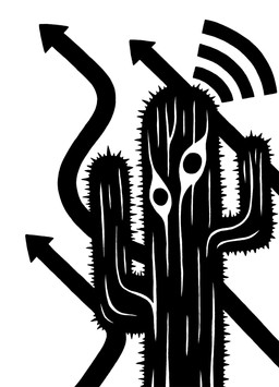 ambiguous_gender cactus directional_arrow immobile plant silhouette simple_background solo white_background sunnyclockwork scp_foundation cactus_creature elemental_creature flora_fauna 2015 black_and_white digital_drawing_(artwork) digital_media_(artwork) hi_res monochrome restricted_palette