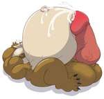 4_fingers 4_toes animal_genitalia animal_penis anthro balls belly belly_expansion belly_on_penis big_balls big_belly big_feet big_muscles big_nipples big_pecs big_penis black_nose bleach_(series) bodily_fluids bottle brown_body brown_fur brown_nipples bubble canid canine canine_genitalia canine_penis canis chest_tuft claws container cum eggo21 ejaculation erection expansion feet fingers fur genital_fluids genitals growth hi_res huge_balls huge_belly huge_muscles huge_pecs huge_penis hyper hyper_balls hyper_belly hyper_genitalia hyper_muscles hyper_penis love_handles male mammal moobs motion_lines muscle_growth musclegut muscular muscular_anthro muscular_male navel nipples obese obese_anthro obese_male outie_navel overweight overweight_anthro overweight_male pecs penis penis_on_belly pink_penis sajin_komamura simple_background sitting solo toes tuft vein veiny_penis weight_gain white_background white_belly wolf yellow_sclera