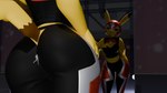 anthro big_butt butt butt_crush butt_focus clothing cosplay_pikachu_(costume) crush facesitting female macro male male/female sitting_on_another stuck_to_butt thick_thighs omananimations wo262_(modeler) nintendo pokemon pikachu_libre generation_1_pokemon humanoid mammal mouse murid murine pikachu pokemon_(species) rat rodent 16:9 3d_(artwork) digital_media_(artwork) hi_res widescreen