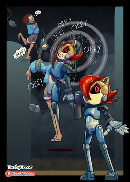 claws femboy forced hypnosis identity_death inanimate_transformation machine metal mind_control ringed_eyes robotization running solo text transformation dustyerror archie_comics sega sonic_the_hedgehog_(archie) sonic_the_hedgehog_(comics) sonic_the_hedgehog_(series) mecha_sally animate_inanimate chipmunk ground_squirrel mammal robot rodent sciurid absurd_res english_text hi_res trans_(lore) trans_woman_(lore)