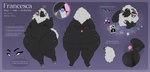 anthro female femboy looking_at_viewer male overweight overweight_anthro plus-sized_femboy stated_gender stated_height stated_sexuality stated_weight text remivalism francesca_(skarlett_cynder) bovid caprine mammal sheep absurd_res english_text hi_res