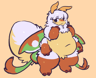 2_antennae 4_arms :< alternate_form ambiguous_anthro ambiguous_gender antennae_(anatomy) anthro arm_tuft arthropod_abdomen belly big_arthropod_abdomen big_belly big_eyes blush blush_lines brown_markings circle_eyebrows countershade_face countershading crotch_tuft eyebrows fluffy_arms fur gloves_(marking) green_wings hair hand_on_neck insect_wings leg_markings leg_tuft lepidopteran_wings markings moth_antennae multi_arm multi_limb navel neck_floof neck_tuft overweight overweight_ambiguous overweight_anthro partial_fur partially_furred shy socks_(marking) solo spots standing thick_thighs thigh_tuft tuft white_arthropod_abdomen white_body white_fur white_hair white_spots wings yellow_antennae yellow_belly yellow_body yellow_fur serafphim charlie_(serafphim) arthropod insect lepidopteran luna_moth moth saturniid hi_res male_(lore)