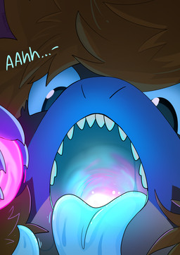 ambiguous_gender anthro blue_eyes blue_insides blue_tongue bodily_fluids brown_hair close-up drooling hair magic magic_user mouth_shot open_mouth saliva solo soul soul_vore teeth teeth_showing tongue vore pankallisti circe_(pankallisti) mammal murid murine rat rodent headshot_portrait hi_res portrait