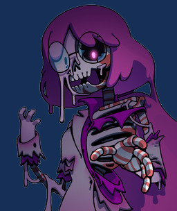 bone candy clothed clothing coat dessert eyewear female food food_hair glasses glowing glowing_eyes goo_hair gore gum hair lab_coat melting not_furry peppermint_(candy) pink_body pink_hair pink_pseudo_hair pink_skin pseudo_hair rib_cage round_glasses skeleton skull solo teeth toony topwear discount-supervillain adventure_time cartoon_network princess_bubblegum animated_skeleton candy_people_(at) food_creature humanoid living_candy undead alpha_channel digital_media_(artwork)