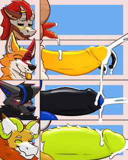 animal_genitalia anthro balls blep blush bodily_fluids bone bone_mask cetacean_genitalia chart circumcised cum cum_drip cum_on_penis dorenzo dripping ejaculation erection foreskin fur genital_fluids genital_piercing genitals group hair horn humanoid_genitalia humanoid_penis male male/male markings mask noya_dlusk nude penile_spines penis penis_chart penis_piercing piercing prince_albert_piercing shy simple_background skull skull_mask star_(marking) tongue tongue_out yellow_eyes caninewine penis_lineup caninewine_devan joshua_myste bat canid canine canis kobold mammal megabat scalie vampire wickerbeast wolf 4:5 absurd_res hi_res