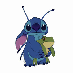4_arms antennae_(anatomy) anthro black_eyes blue_body blue_claws blue_fur claws duo fur green_body head_tuft holding_another looking_at_viewer male male_anthro mouth_closed multi_arm multi_limb notched_ear nude standing toe_claws tuft yellow_body yellow_eyes crazydrak disney lilo_and_stitch stitch_(lilo_and_stitch) alien amphibian experiment_(lilo_and_stitch) frog 1:1