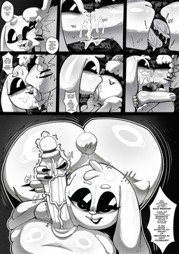anthro aroused balls big_butt big_penis blush blush_lines bodily_fluids buckteeth butt claws dialogue dirty_talk dripping drooling duo erection eyelashes eyes_closed eyeshadow face_lick female finger_claws first_person_view floppy_ears french_kissing genital_fluids genitals glans hug huge_butt huge_penis hugging_another kiss_on_lips kissing licking licking_lips licking_tongue long_ears looking_down looking_down_at_partner lop_ears makeup making_out male male/female nude nude_anthro nude_female nude_male nun overweight penis penis_grab precum saliva saliva_drip saliva_on_face saliva_on_tongue saliva_string scut_tail short_tail size_difference slightly_chubby sloppy_kiss smile tail teasing teeth text toe_claws tongue tongue_out vein veiny_penis north_star_500 hare lagomorph leporid mammal rabbit absurd_res comic english_text hi_res