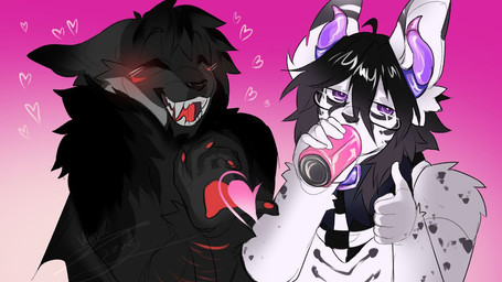 anthro male male/male patrick_(patrick_okottsu) american_opossum bat felid feline humanoid hybrid mammal marsupial virginia_opossum 16:9 tagme widescreen
