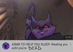 anthro asmr cloak clothed clothing fur grey_body grey_fur holding_object holding_weapon humor inside looking_at_viewer male melee_weapon number photo_background real red_eyes sickle smile solo sword teeth text tuft weapon white_body white_fur wraps wrist_wraps youtube_thumbnail dotanadots asmr_to_help_you_sleep dreamworks puss_in_boots_(franchise) youtube death_(puss_in_boots) canid canine canis mammal wolf 2023 draw_over english_text meme photography_(artwork) signature