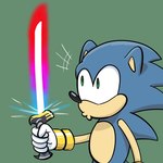 anthro beam_sword blue_body blue_fur fur looking_up male solo weapon anonymous_artist nintendo sega sonic_the_hedgehog_(series) super_smash_bros. sonic_the_hedgehog eulipotyphlan hedgehog mammal 1:1 2021 digital_drawing_(artwork) digital_media_(artwork)