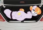 bdsm bondage bound car car_trunk cutie_mark female feral gag inside_car inside_vehicle looking_up nude restraints rope rope_bondage solo tape tape_gag vehicle digiqrow hasbro my_little_pony copper_top_(mlp) earth_pony equid equine horse mammal pony absurd_res hi_res