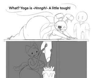 anthro beady_eyes big_butt big_penis bottle bra bracelet bucket butt clothed clothing container dialogue duo ejaculation female flip_flops footwear fully_clothed genitals glory_hole handjob huge_butt huge_penis hyper hyper_butt hyper_genitalia hyper_penis jewelry lying male male/female massage_table on_front penile penis penis_milking sandals sex shirt shoes suspicious tank_top text toony topwear under_table underwear water_bottle faststacks slime_bun_(faststacksunderscore) felid feline goo_creature human lagomorph leporid mammal rabbit english_text hi_res monochrome sketch