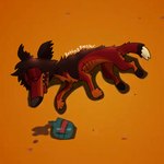 alcohol beer beverage feral fur lying male on_side open_mouth red_body red_fur solo puppy_meats rottingxrooster alfred's_playhouse rooster_(rottingxrooster) canid canine canis domestic_dog mammal 1:1 hi_res