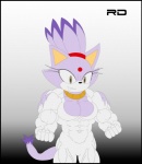 abs biceps blaze_the_cat breasts cat claws clothing feline female flexing muscles muscular_female sega smile solo sonic_(series) teeth torn_clothing unknown_artist
Rating: Questionable
Score: -1
User: misspriss
Date: February 09, 2013