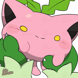 ambiguous_anthro ambiguous_gender anthro anthro_pov arm_tuft black_inner_ear blush blush_lines blush_stickers claws closed_smile duo empty_eyes face_squish featureless_hands finger_claws first_person_view fur gloves_(marking) green_body green_fur leaf leaf_on_head looking_at_viewer markings mouth_closed multicolored_body multicolored_fur pink_body pink_ears pink_tail plant rubbing_cheek simple_background smile solo_focus squish tail text tuft two_tone_body two_tone_fur white_background white_claws white_finger_claws wrist_tuft yellow_eyes tontaro nintendo pokemon elemental_creature flora_fauna floragato generation_2_pokemon generation_9_pokemon hoppip pokemon_(species) 1:1 2026 2d_animation animated artist_name digital_media_(artwork) loop watermark