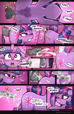 animal_genitalia animal_penis animal_vulva anus balls blush bodily_fluids brother_penetrating_sister butt cum cum_in_vagina cum_inside cutie_mark dialogue duo equine_genitalia equine_penis equine_vulva eyelashes female female_penetrated feral genital_fluids genitals horn internal male male/female male_penetrating male_penetrating_female open_mouth penetration penis purple_body purple_eyes sex text vaginal vaginal_penetration vulva selenophile friendship_is_magic hasbro my_little_pony mythology shining_armor_(mlp) twilight_sparkle_(mlp) equid equine mammal mythological_creature mythological_equine unicorn absurd_res comic digital_media_(artwork) english_text hi_res accidental_incest_(lore) brother_(lore) brother_and_sister_(lore) incest_(lore) sibling_(lore) sister_(lore)