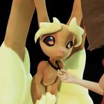 ambiguous_gender anthro duo medal solo_focus cumminham nintendo pokemon bagman lopunny_(cumminham) generation_4_pokemon human lagomorph lopunny mammal pokemon_(species) 1:1 3d_(artwork) alpha_channel blender_(artwork) digital_media_(artwork) hi_res