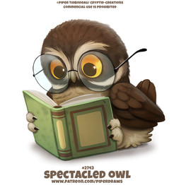ambiguous_gender book brown_body brown_feathers claws eyewear feathered_wings feathers glasses humor pun reading simple_background solo tan_body tan_feathers text visual_pun white_background wings yellow_eyes piper_thibodeau avian bird owl pulsatrix spectacled_owl true_owl digital_media_(artwork) digital_painting_(artwork) english_text painting_(artwork) url