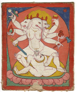 3_heads 5_fingers 5_toes 6_arms abstract_background anthro anthro_penetrating anthro_penetrating_human armlet axe balls biped bracelet breasts container crown duo feet fellatio fingers floppy_ears genitals hair headgear holding_axe holding_container holding_melee_weapon holding_object holding_sword holding_weapon human_on_anthro human_penetrated humanoid_feet humanoid_hands interspecies jewelry jewelry_only male male/male male_anthro male_penetrated male_penetrating male_penetrating_male melee_weapon multi_arm multi_head multi_limb necklace nipples nude nude_anthro nude_human nude_male open_mouth oral oral_penetration penetration penile penis penis_in_mouth plantigrade proboscis_(anatomy) pubes religion sex simple_background sitting sitting_on_ground standing sword tantra thangka toes tongue tongue_out trunk_(anatomy) tusks weapon unknown_artist asian_mythology buddhism buddhist_mythology hindu_mythology mythology ganesha deity deva dharmapala elephant elephantid haplorhine human mammal monkey mouse murid murine primate proboscidean rodent 19th_century ancient_art hi_res painting_(artwork) traditional_media_(artwork) traditional_painting_(artwork)