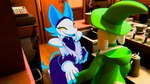 anthro breasts duo ears_up female fur horn machine male tail pers0nmag deltarune undertale_(series) ralsei tasque_(cryptiacurves) tasque_manager bovid caprine darkner goat humanoid mammal robot 16:9 3d_(artwork) digital_media_(artwork) hi_res widescreen